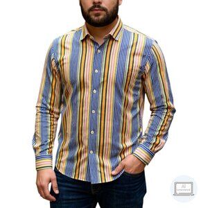 Ralph Lauren Polo Mens Westerton Shirt Colorful Stripe Button Up Size XXL